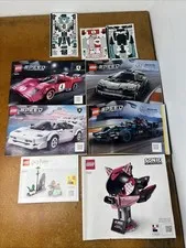 LEGO Speed Champions Racers Car Instructions Manual Only Lot 76908,76009, 77000