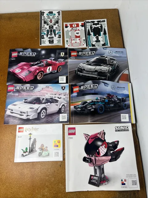 LEGO Speed Champions Racers Car Instructions Manual Only Lot 76908,76009, 77000