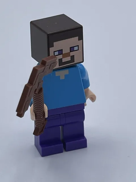 Lego Minecraft Steve w/ Pick-Axe Minifigure Minifig min009 21144 21155 21128