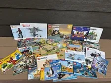 Lot of 34 LEGO Instruction Manuals City Marvel Ninjago Creator More