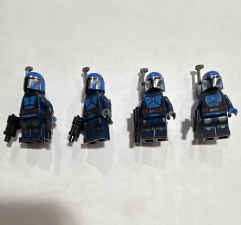 OFFICIAL LEGO Star Wars Mandalorian (night owl/warrior) Mini figures Lot of 4