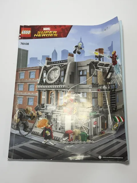 LEGO 76108 Marvel Super Heroes Sanctum Sanctorum Showdown Instruction Manual