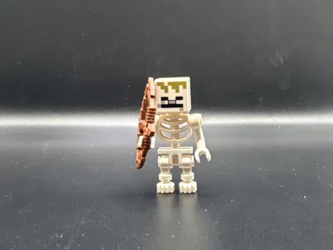 LEGO MINIFIGURE MINECRAFT SKELETON, MINECRAFT DUNGEONS WITH BOW MIN102