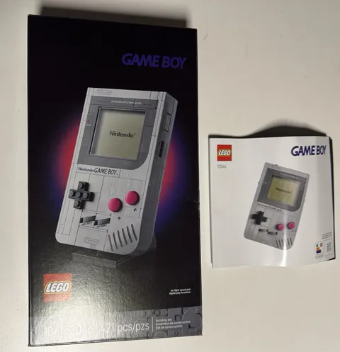 Lego Game Boy 72046 Nintendo Gameboy Empty Box + Instruction Manual