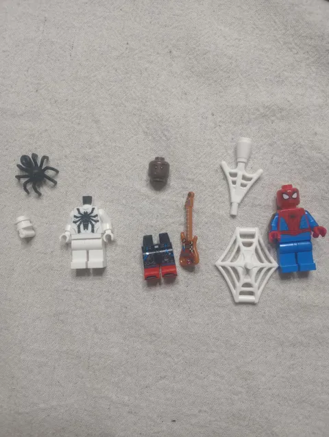 LEGO Spiderman Minifigure and Spiderman Themed Mini Fig Parts and Accessories