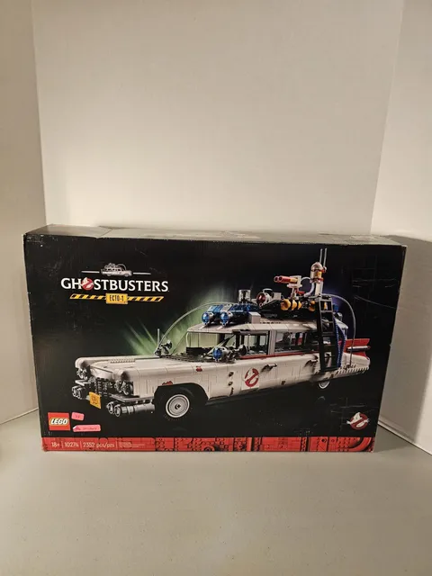 LEGO 10274 Ghostbusters Ecto-1 NEW RETIRED OPEN DAMAGED BOX  NO STICKER SHEET FS