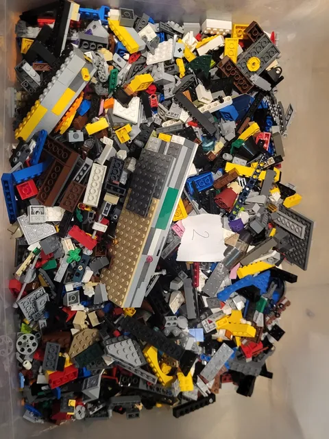 5 LB Genuine LEGO Bulk Lot Mixed Bricks Parts Pieces Exact Lot Shown