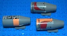 LEGO #4868 Engine Smooth Large 2x2 Top Plate Star Wars Landspeeder Engines (3pc)
