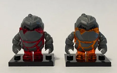 LEGO- Power Miners Rock Monster Minifigures - pm002 and pm003