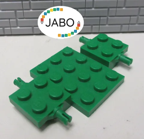 (B8/9) LEGO 2441 Chassis / Chassis 4 x 7 x 2/3 Green