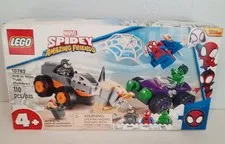 LEGO® Marvel Spidey and His Amazing Friends Hulk vs Rhino Truck Showdown 10782