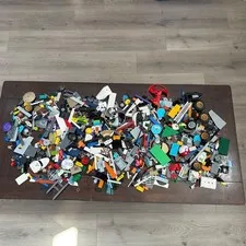 LEGO 4 pounds Bulk Mixed Parts Lot Multicolor Bricks Plates Pieces Loose 