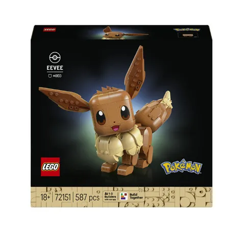 LEGO Pokemon Eevee 72151 Building Set 587 Pieces NEW Factory Sealed Box