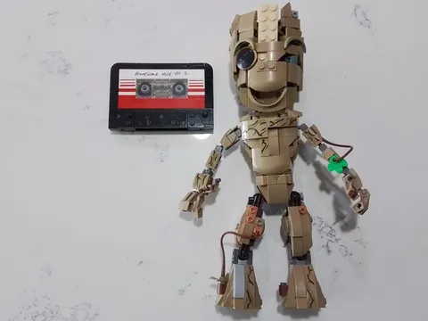 LEGO Marvel The Infinity Saga I Am Groot 76217 Super Heros Incomplete
