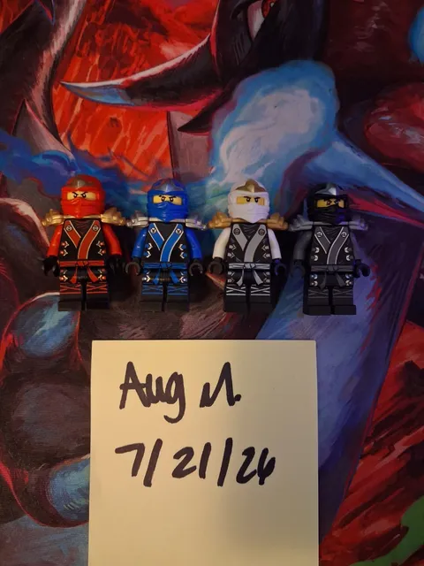 LEGO Ninjago Final Battle Kimono Minifigure Lot Kai Jay Zane Cole