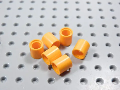 LEGO Lot of 6 Orange Technic Pin Connectors AY
