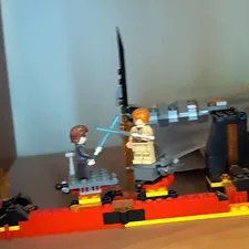 Duel On Mustafar. Display Only. Smoke Free Home