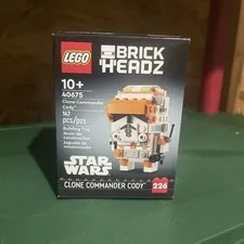 LEGO BRICKHEADZ Star Wars Clone Commander Cody (40675) New/Sealed/Retired