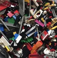 LEGO 2 Pounds Genuine Bricks Parts And Pieces 2 Lbs Assorted