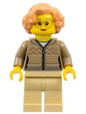 LEGO: Grandmother Dark Tan Fair Isle Sweater (hol165)