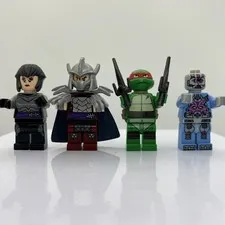 LEGO Teenage Mutant Ninja Turtles Minifig Lot Raphael Shredder Krang Karai