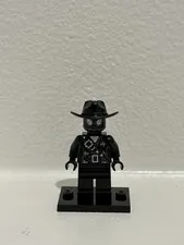 Lego Spider-Man Noir Minifigure Marvel Custom Made Of Rare Genuine Lego Parts