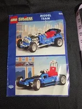 LEGO SYSTEM MODEL TEAM HOT ROD BLUE FURY 5541 - Instructions Manual BOOKLET ONLY
