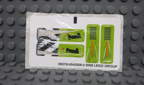 LEGO STICKER SHEET For 8956 Stone Chopper, Genuine Lego