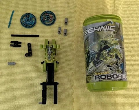 LEGO Technic Swamp RoboRider 8511 Incomplete Parts Lot & Canister Base