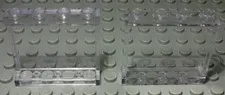 Lego Window Pane 1x4x3 Transparent Glass 2 Pieces