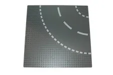 Lego® Street Base Plate Pad 32x32 Curve BLUISH GREY