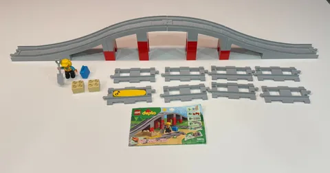 COMPLETE - LEGO DUPLO: Train Bridge and Tracks (10872)