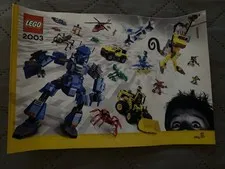 Lego 2003 CATALOG - 65182 3538 3433 4483 4729 4730 4489 star wars harry potter