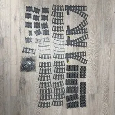 100+ LEGO City Train Track Lot 36 Straight 24 Curved 4 Switch 40+ Flex Tracks