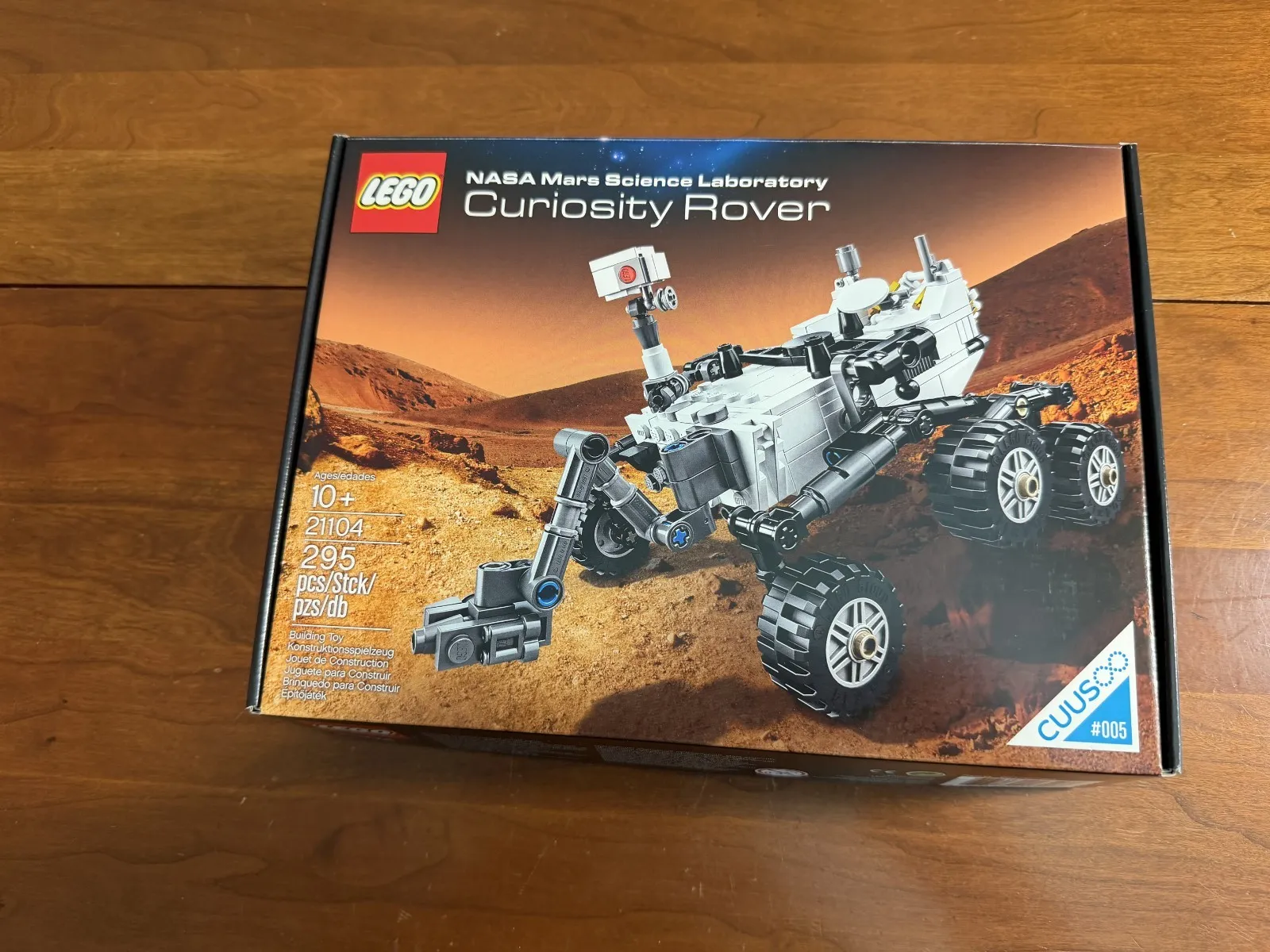 LEGO 21104 *** NASA MARS SCIENCE LAB CURIOSITY ROVER EMPTY BOX *** NO MANUAL