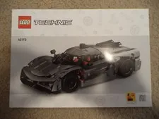 LEGO Technic Instruction Manual 42173 Koenigsegg Jesko Absolut Gray Hypercar
