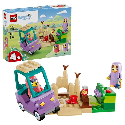 LEGO Bluey Grannies with Bingo & bluey Set 11204 Janet Rita Toy Car Age 4+
