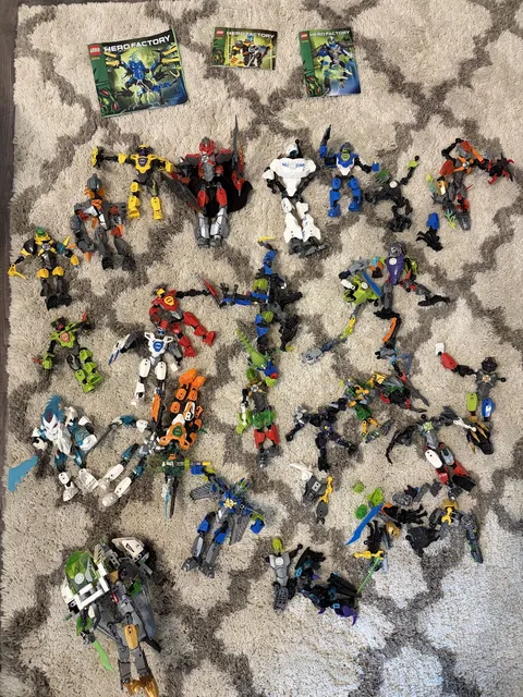 Lego Hero Factory Figure incomplete LOT. Rare Figures.