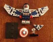 LEGO Captain America, Marvel Series 1 CMF Minifigure Sam Wilson Complete 71031