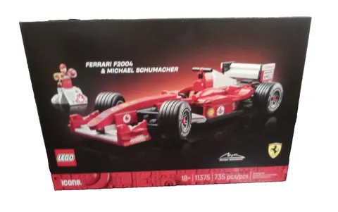 LEGO Icons Ferrari F2004 & Michael Schumacher 11375 - Brand New - Factory Sealed