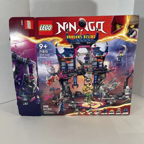 LEGO NINJAGO 71813 Wolf Mask Shadow Dojo Open Box All Bags Factory Sealed
