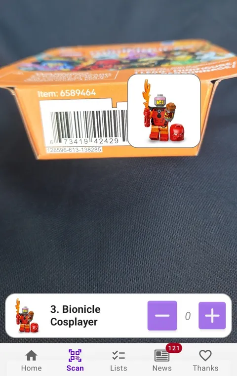 Lego 71052 Series 29 Collectible Minifigures Bionicle Cosplayer Unopened