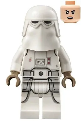 LEGO® Minifigure Star Wars sw1178 Snowtrooper Female Printed Legs Dark Tan Hands