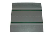 Lego® Street Base Plate Pad 32x32 Straight with Footway GREY