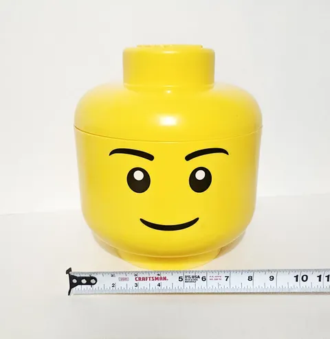 Lego Sort & Store XL Minifigure Head Storage Container 2012 Room Copenhagen