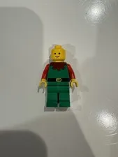 Vintage Lego Castle Forestmen Minifigure Red Arms