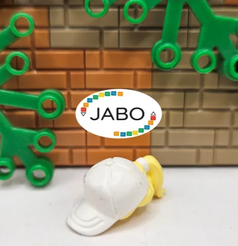 ( S12 / 5 / 19 ) LEGO 35660pb03 Hair Combo, Hair with Hat, Ponytail White Cap
