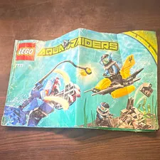 LEGO Aqua Raiders Angler Ambush 7771 Illustrated Instruction Manual Booklet