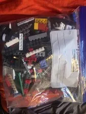LEGO Bulk Lot Mixed Bricks Pieces Parts, Multicolor Loose in Bag qprox 2lbs 