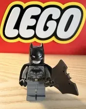 Lego Batman Minifigure With Bat Shield Accessory
